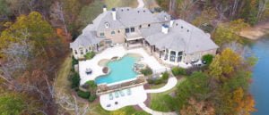 Aerial view back of house - 8980 PINE TREE CIRCLE GAINESVILLE, GEORGIA 30506