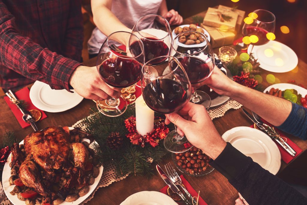 People Cheers Celebrating Christmas
